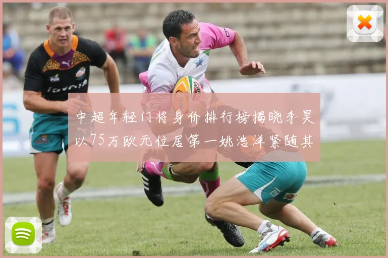 中超年轻门将身价排行榜揭晓李昊以75万欧元位居第一姚浩洋紧随其后
